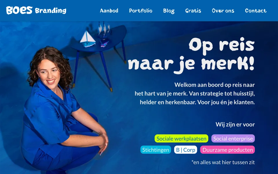 BOES Branding, WordPress website